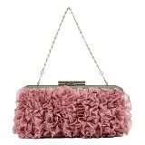 Evening Bag - Ruffled – Pink – BG-7447PK Evening Bag - Ruffled – Pink – BG-7447PK